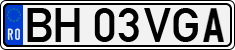 License plate of Romania, Regular plates