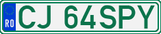 License plate of Romania, Regular plates