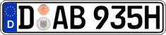 German license plate, Plates for oldtimers (type 