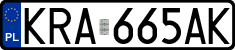 License plates of Poland, Regular car plates