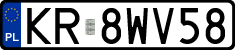 License plates of Poland, Regular car plates