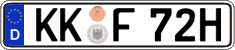 German license plate, Plates for oldtimers (type 