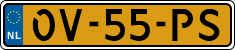 License plate of the Netherlands, Semi-trailers