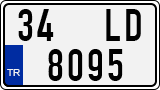 License plate of Turkey, Regular plates