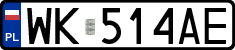 License plates of Poland, Regular car plates