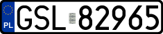 License plates of Poland, Regular car plates