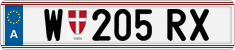 License plate of Austria, Regular plates
