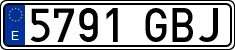 Номер Іспанії, Звичайні (2000)