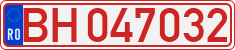 License plate of Romania, Provisional