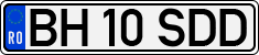 License plate of Romania, Regular plates