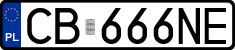 License plates of Poland, Regular car plates