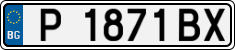 License plate of Bulgaria, Cars