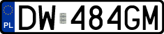 License plates of Poland, Regular car plates