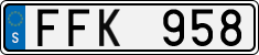 License plate of Sweden, Regular plates