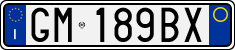 License plate of Italy, Cars (1994 year series)