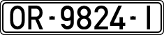 License plates of Spain, 1971 year series