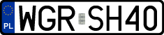 License plates of Poland, Regular car plates
