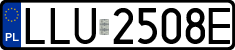 License plates of Poland, Regular car plates