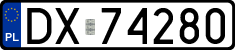License plates of Poland, Regular car plates