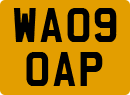 License plate of the United Kingdom, 2001 year system
