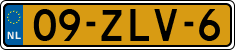 License plate of the Netherlands, Cars