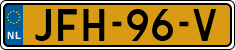 License plate of the Netherlands, Cars