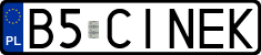 License plates of Poland, Vanity Plates