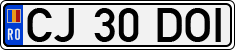 License plate of Romania, Regular plates