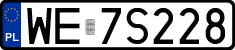 License plates of Poland, Regular car plates