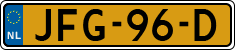License plate of the Netherlands, Cars