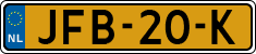 License plate of the Netherlands, Cars
