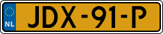 License plate of the Netherlands, Cars
