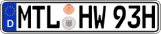 German license plate, Plates for oldtimers (type 