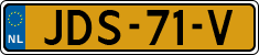 License plate of the Netherlands, Cars