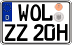 German license plate, Plates for oldtimers (type 
