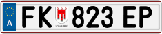 License plate of Austria, Regular plates