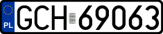 License plates of Poland, Regular car plates