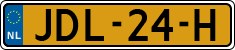 License plate of the Netherlands, Cars