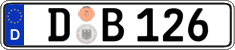 German license plate, Regular plates