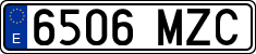 License plates of Spain, Ordinary (2000)