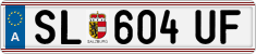 License plate of Austria, Regular plates