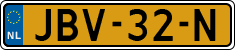 License plate of the Netherlands, Cars