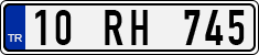 License plate of Turkey, Regular plates