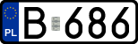 License plates of Poland, Regular car plates