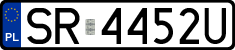 License plates of Poland, Regular car plates