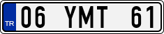 License plate of Turkey, Regular plates
