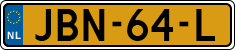 License plate of the Netherlands, Cars