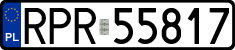 License plates of Poland, Regular car plates