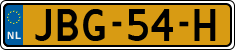 License plate of the Netherlands, Cars