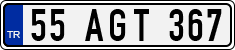 License plate of Turkey, Regular plates